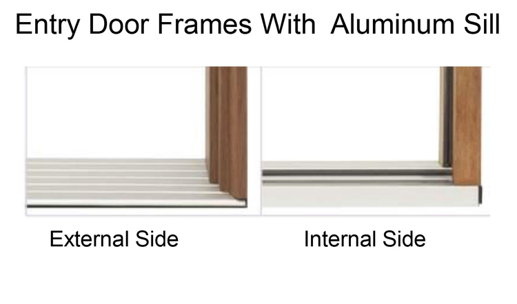 Entry Door Frames With Aluminum Sill