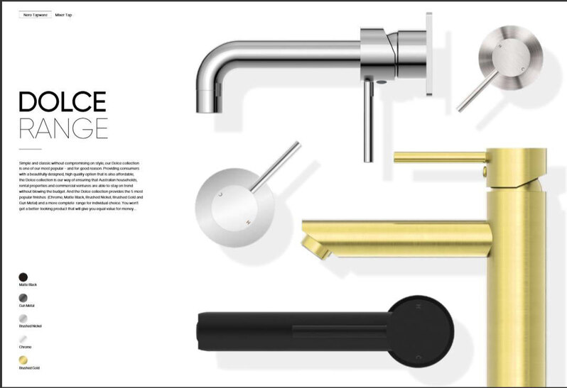Dolce Range - Bathroom Taps 